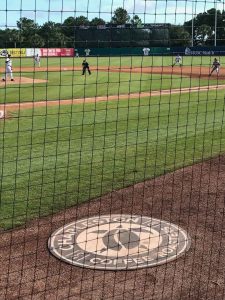 Charleston Coffee Roasters Teaming up with RiverDogs Baseball - Warm-up Circle and Outfield