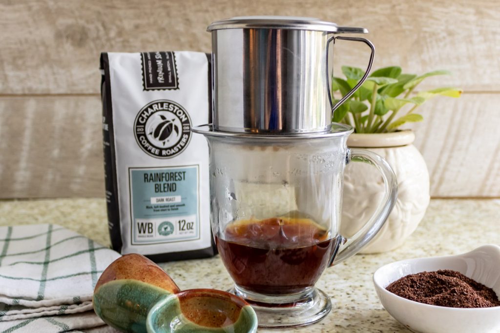 Charleston Coffee Roasters Vietnamese Drip Coffee - Brewing Coffee